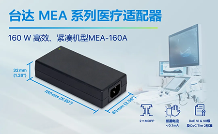 医疗适配器MEA系列 新增160W高效紧凑机型